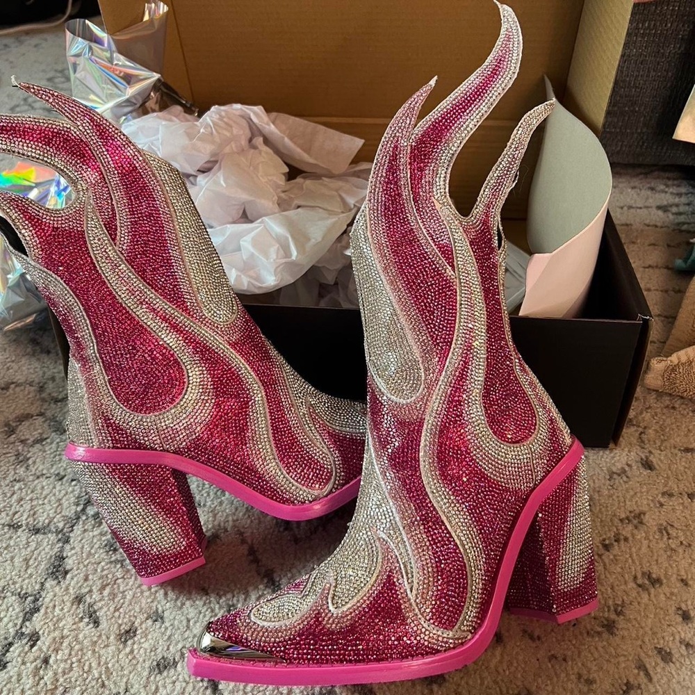 Fire Sheriff Shine Cowboy Boots